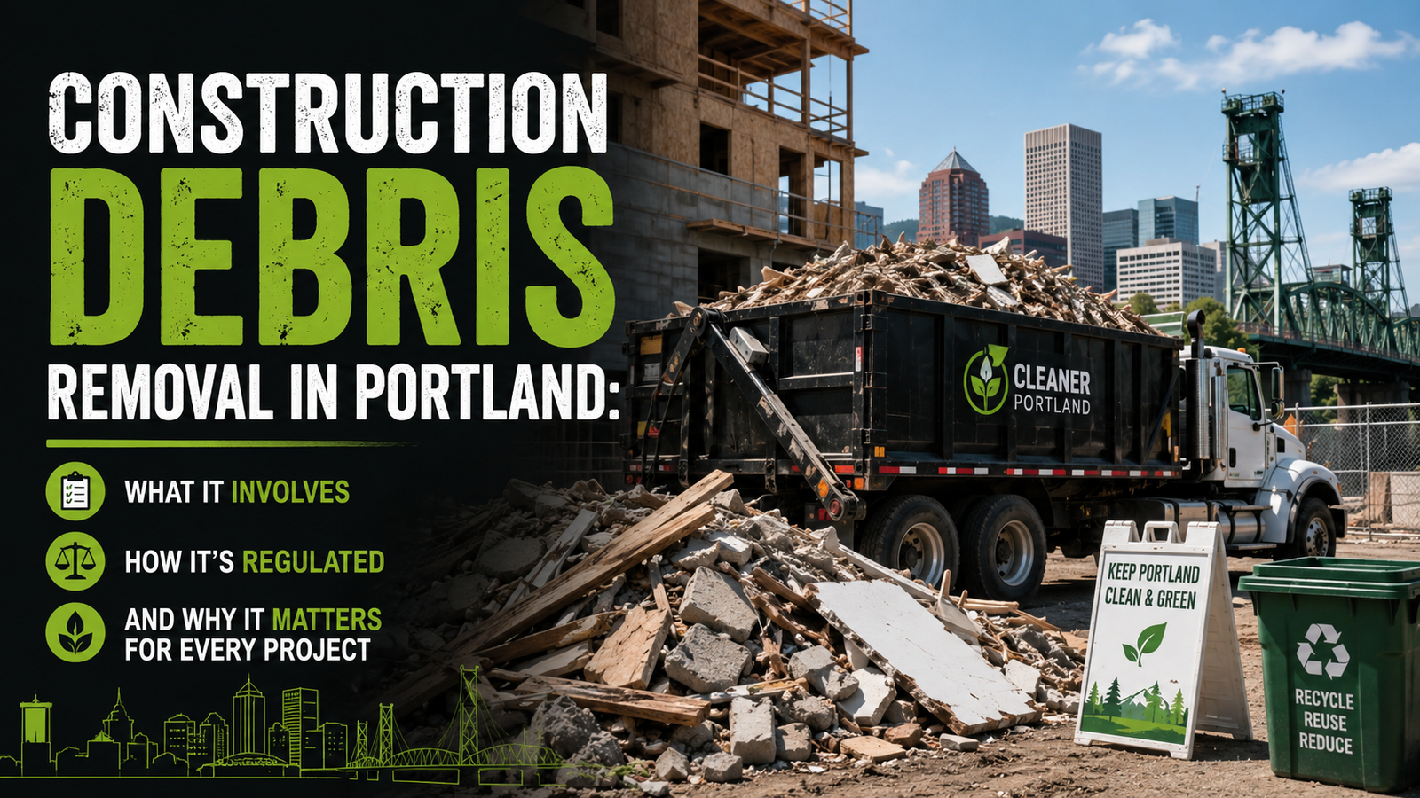 Construction Debris Removal in Portland: What It Involves, How It's Regulated, and Why It Matters for Every Project